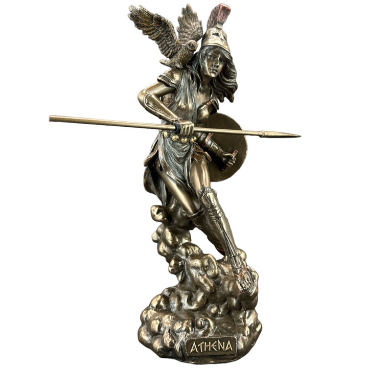 Figurina, Zeita Atena cu sulita, din Rasina, WU77419A4