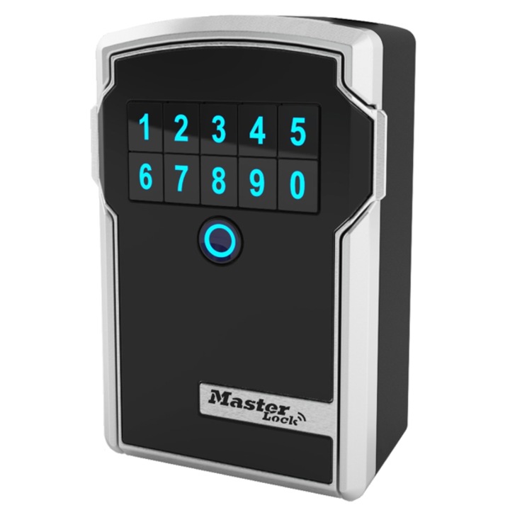 Sistem Electronic De Depozitare A Cheilor, Master Lock, 5441Eurd, Deschidere Si Gestionare Prin Smartphone, Acces Posibil Si Prin Introducerea Unui Cod Traditional Pe Tastatura, Asigurarea Accesului Permanent Sau Temporar