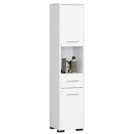 Dulap de baie cu 1 sertar si 2 compartimente, 30x140x30 cm, Timeless Tools, design modern