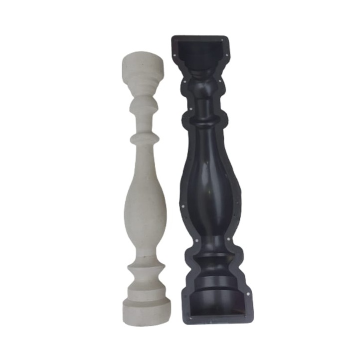 Комплект от 4 форми за колони и 1 полипропиленова опора за парапети за ръчно производство