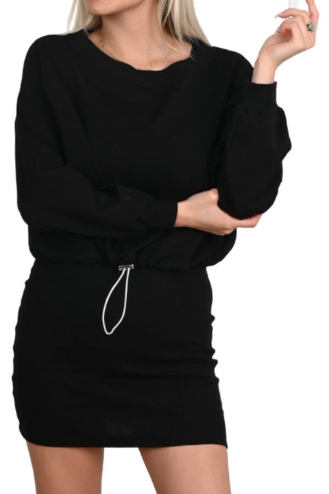 Rochie cu bluza, negru, Negru