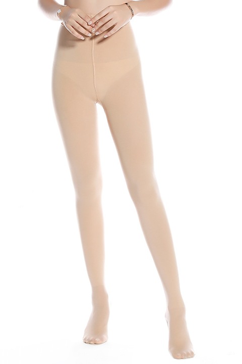 Dresuri dama, Rochena, Nylon, talie inalta, 300200, Bej, S-M INTL