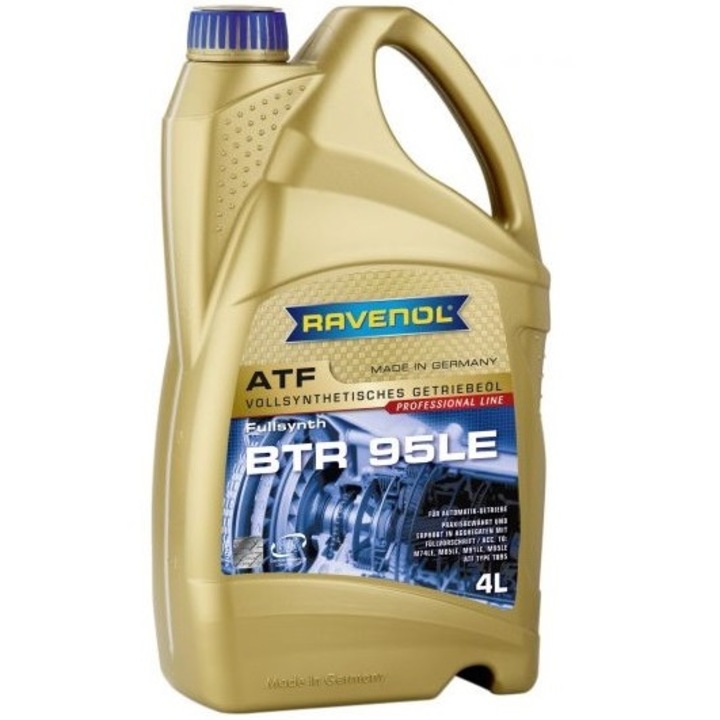 Automata sebességváltó olaj RAVENOL ATF BTR 95LE Fluid, szintetikus, térfogata 4 liter