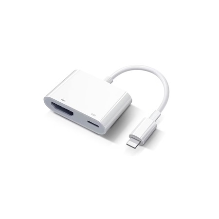 Adaptor AV pentru Apple, HDMI la Lightning, JENUOS®, Compatibil cu