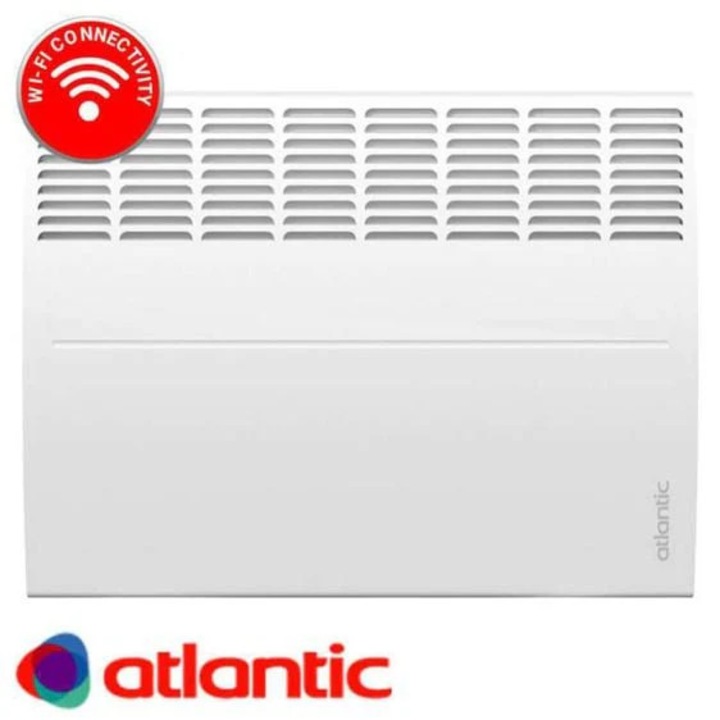 Convector electric Atlantic, F120 Design Wi-Fi, 2500W, Control digital, Termostat electronic, Programare saptamanala, Conectivitate Wi-Fi