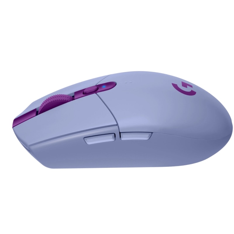 Mouse gaming wireless, Logitech, USB, 12000 DPI, 6 butoane, Mov - eMAG.ro