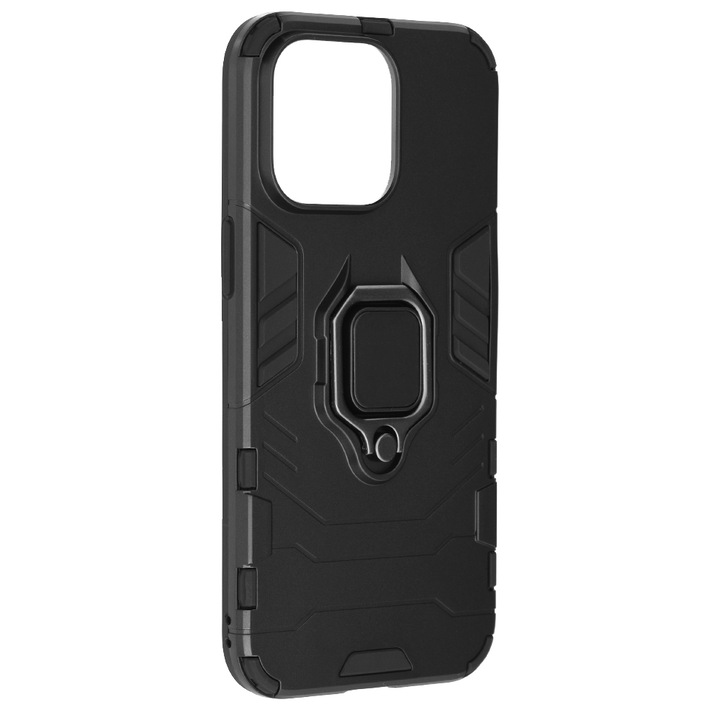 Кейс за iPhone 15 Pro Max, Techsuit Silicone Shield, черен