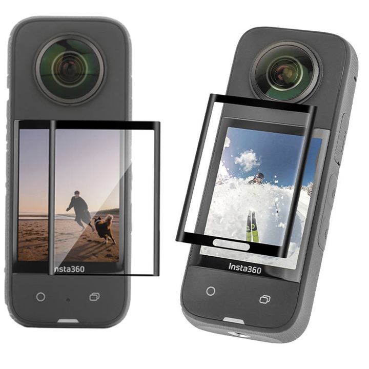 2 db Sunnylife képernyővédő fólia készlet Insta360 X3-hoz -