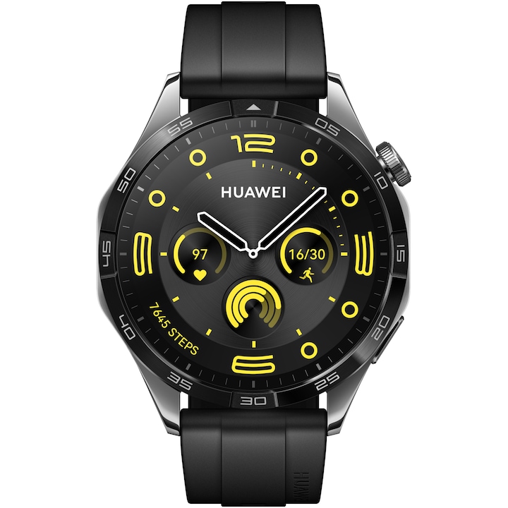 Huawei Watch GT 4 okosóra, 46mm, Fekete