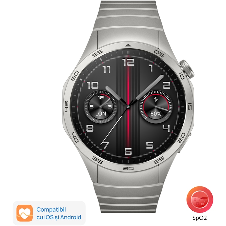 Smartwatch Huawei Watch GT 4, 46mm, Stainless Steel