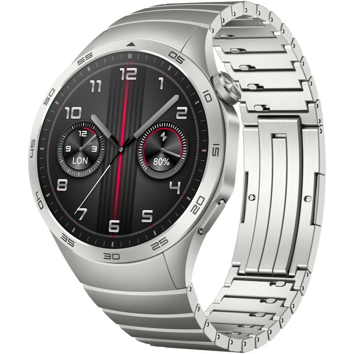 Huawei Watch GT 4 okosóra, 46mm, Rozsdamentes acél