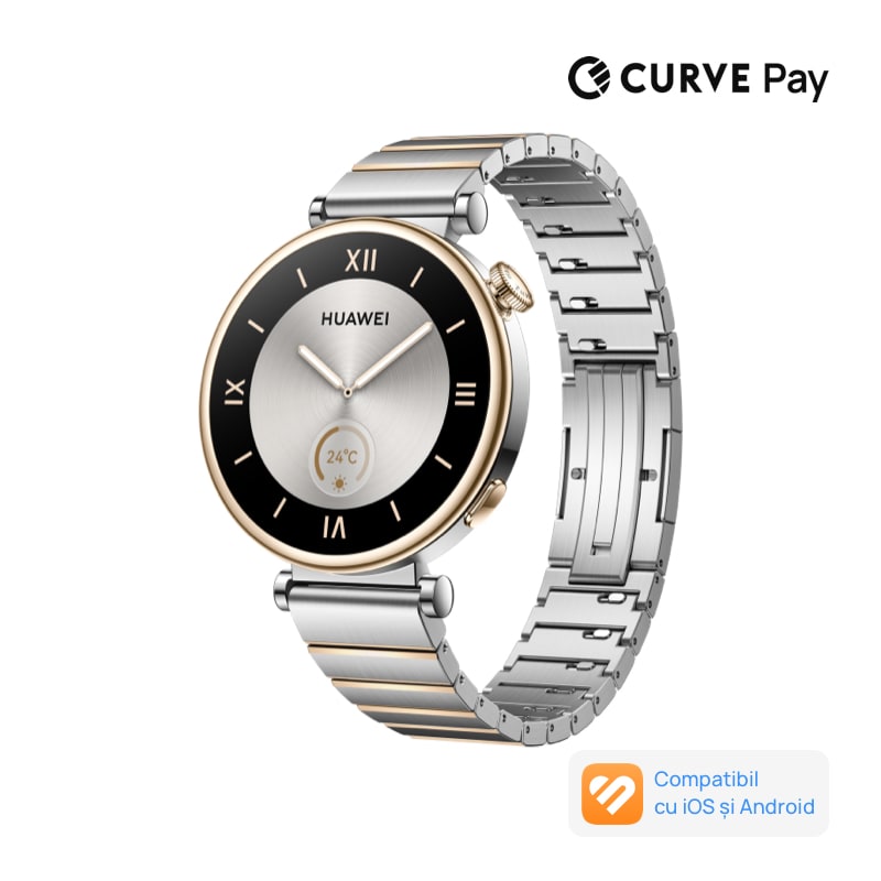 Ceas Smartwatch OPPO Watch, 41mm, Silver - eMAG.ro