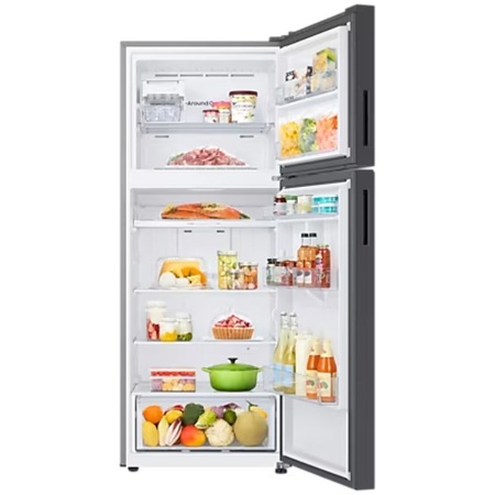 Хладилник с 2 врати Samsung BeSpoke RT42CB662412EO, 415 л, No Frost, All Around Cooling, AI Energy, WiFi, Клас E, H 178.5 см, Бяло стъкло