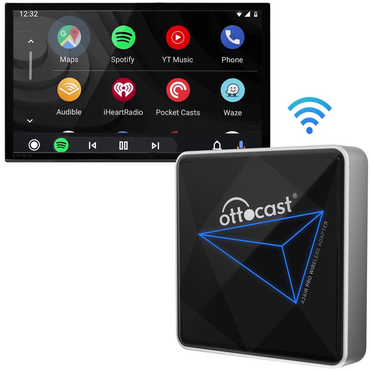 Adaptor wireless, compatibil cu Android Auto, OTTOCAST A2-Air Pro