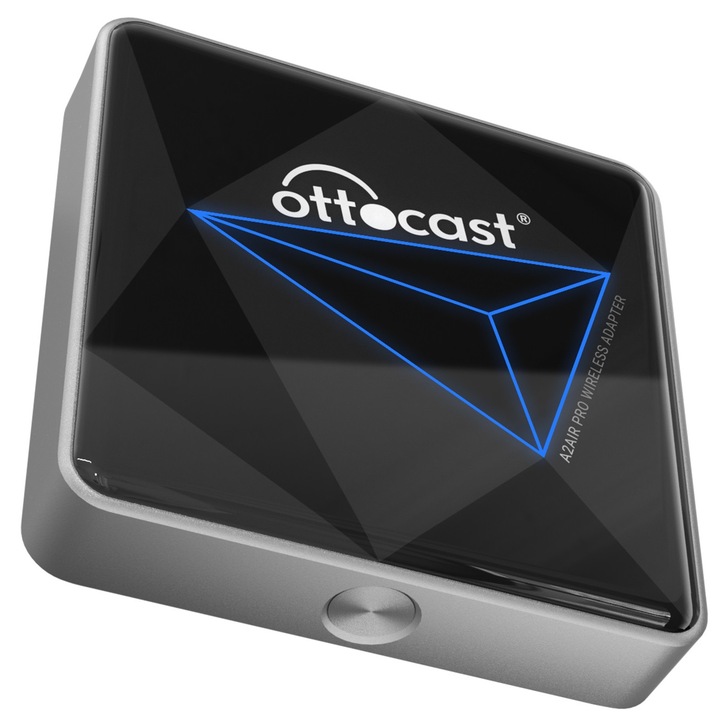Безжичен адаптер, съвместим с Android Auto, OTTOCAST A2-Air Pro, за автомобили