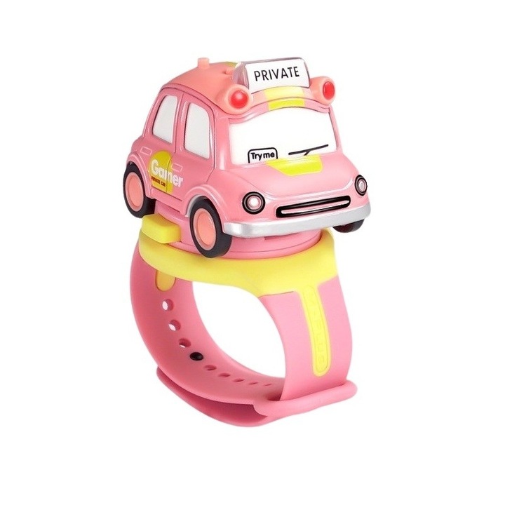 Interaktív játék gyerekeknek, Óra-gép, rózsaszín, Avaleea