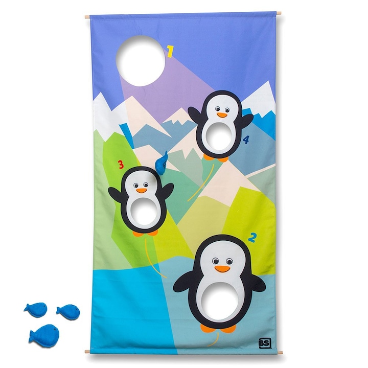 Célba dobó játék, Etesd meg a pingvineket!, BS Toys