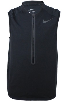 Vesta barbati Nike Dry Vest Qz Hybd Hypr, Negru, M Vesta barbati Nike Dry Vest Qz Hybd Hypr, Negru, M