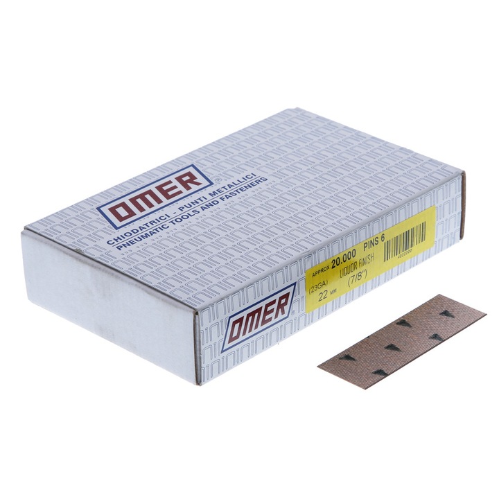 Minicuie fara cap, Omer serie Pins6, Ø0.64 mm