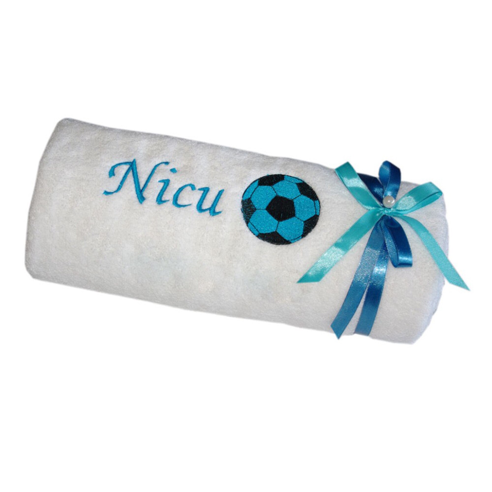 Prosop Brodat cu minge de fotbal