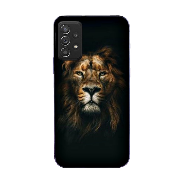 Husa pentru Samsung Galaxy A53 5G din Silicon model Leu Regele Junglei - 2