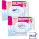 Hartie igienica umeda Zewa Sensitive, 2 pachete de 80 bucati