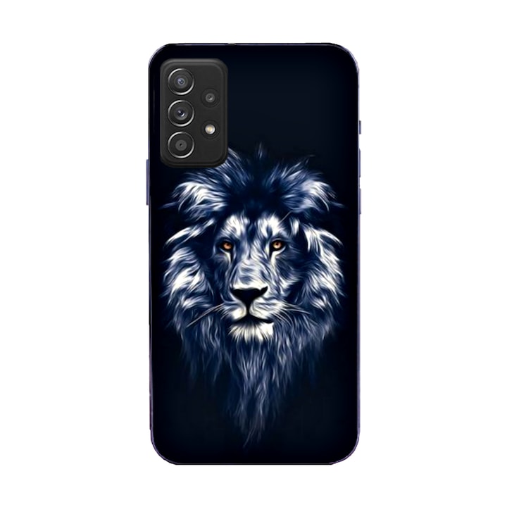 Husa pentru Samsung Galaxy A53 5G din Silicon model Leu Regele Junglei - 27