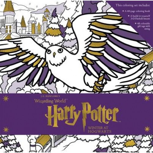 Harry Potter: Winter at Hogwarts: A Magical Coloring Set, Insight Editions (Compiled by)