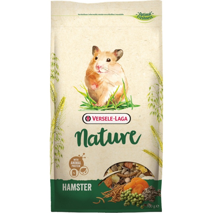 Hrana completa pentru hamsteri, Versele Laga, Hamster Nature, 700 g