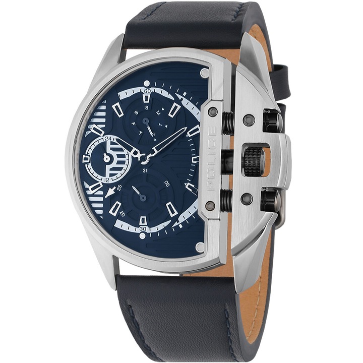 Мъжки часовник Police PEWJF2203602, Кварц, 48 мм, 5ATM