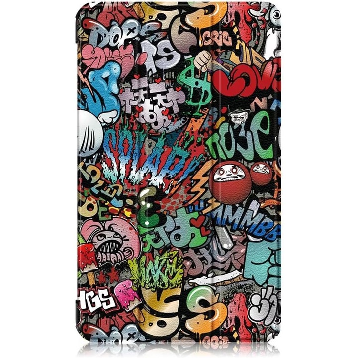 Sigloo Slim Case, Smart Cover, Trifold, Xiaomi RedMI Pad 10.6, 10.6 hüvelykes táblagéphez, Graffity modell