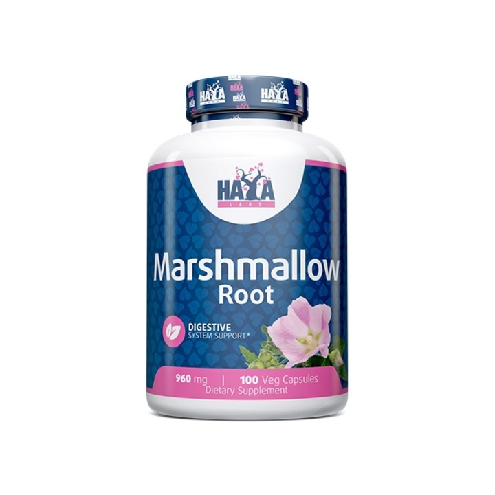 Extracte de plante, Vitamina si minerala, Haya Labs, Marshmelow Root, 100 Capsule
