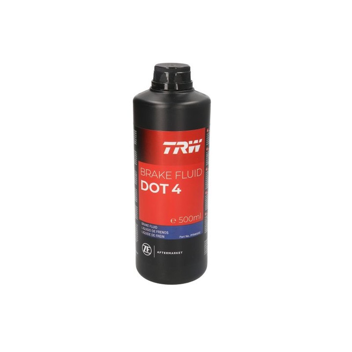 Спирачна течност DOT4 500 ml, суха 270°C, мокра 163°C, вискозитет 1315mm²/sec