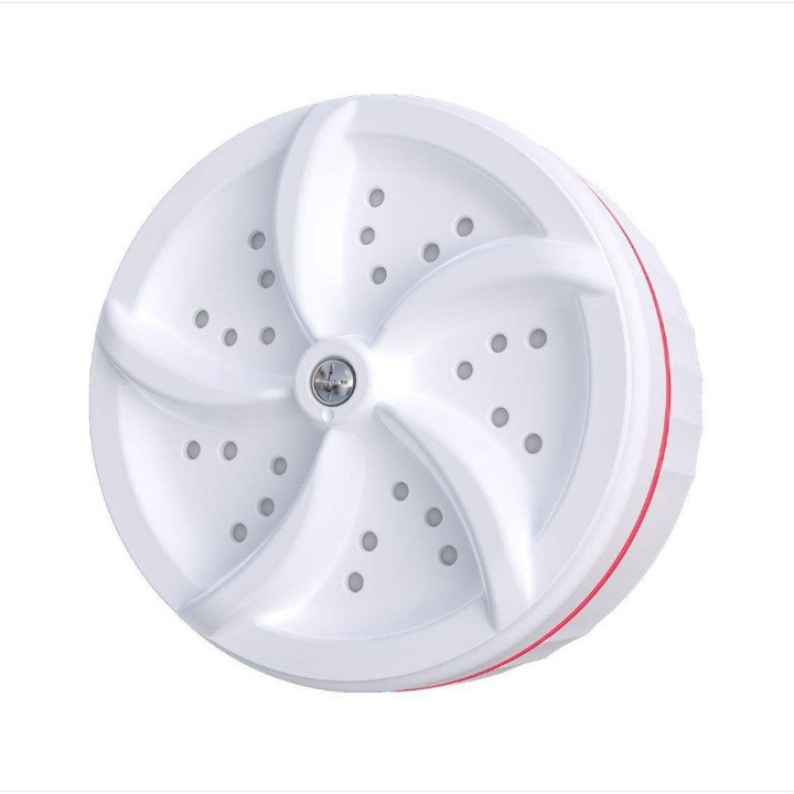 Мини преносима пералня ултразвукова бяла