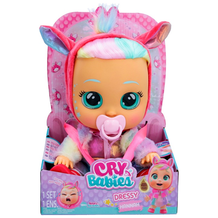 Кукла Cry Babies, Pink