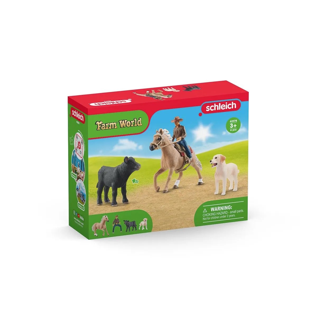 Set de joaca Schleich, Farm World, Western Riding - eMAG.ro