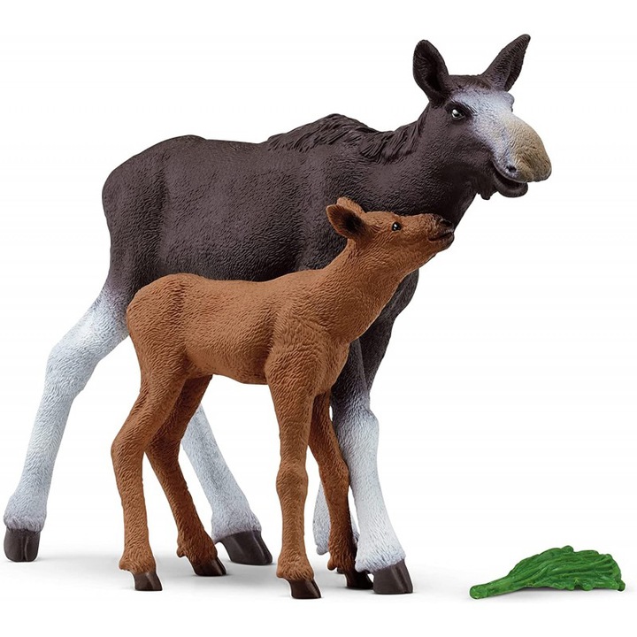 Schleich Wild life 42603 Jávorszarvas borjúval