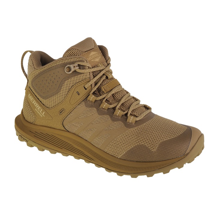 Trekking cipő, Merrell Nova 3 Mid Tactical WP J005051, bézs, 48 EU