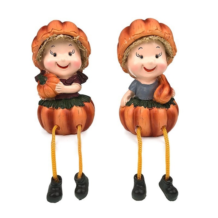 Декоративни фигурки BV, Оранжев, 17 см, 1146H