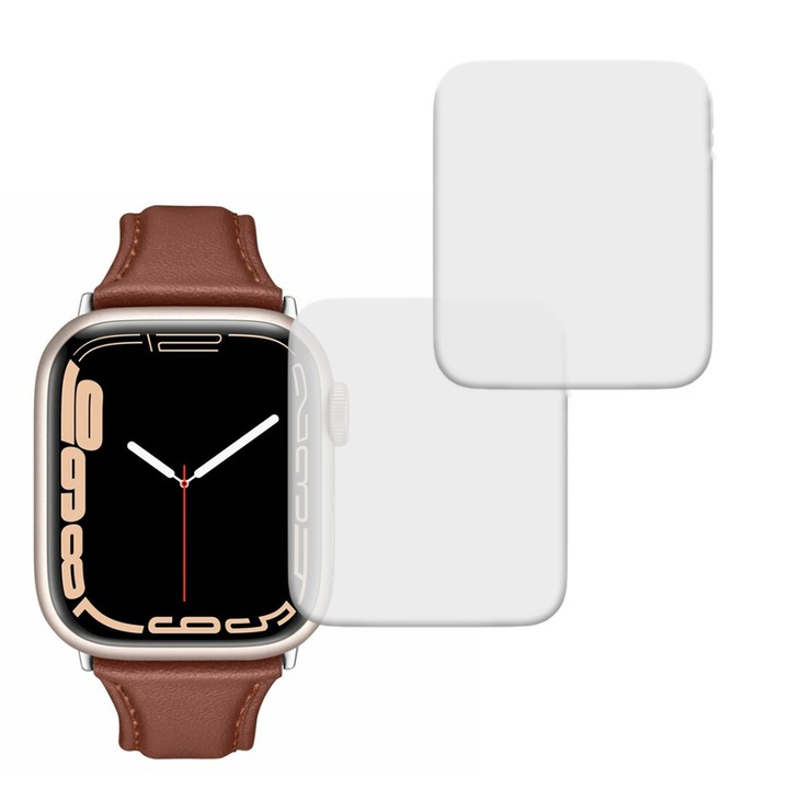 Apple Watch 5 44 mm-es filmmel kompatibilis, InvisiFlex matt, tükröződésmentes, tükröződésmentes, ideális védelem, finom tapintás, regenerálható tulajdonságok, oleofób bevonat, ULTRA HD technológia