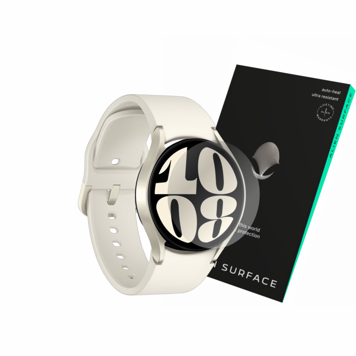 Alien Surface képernyővédő fólia Samsung Galaxy Watch 6 40mm-hez, képernyővédő 1 + 2 csere