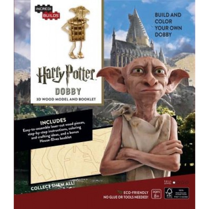 Incredibuilds: Harry Potter: Dobby 3D Wood Model and Booklet, Jody Revenson (Author)
