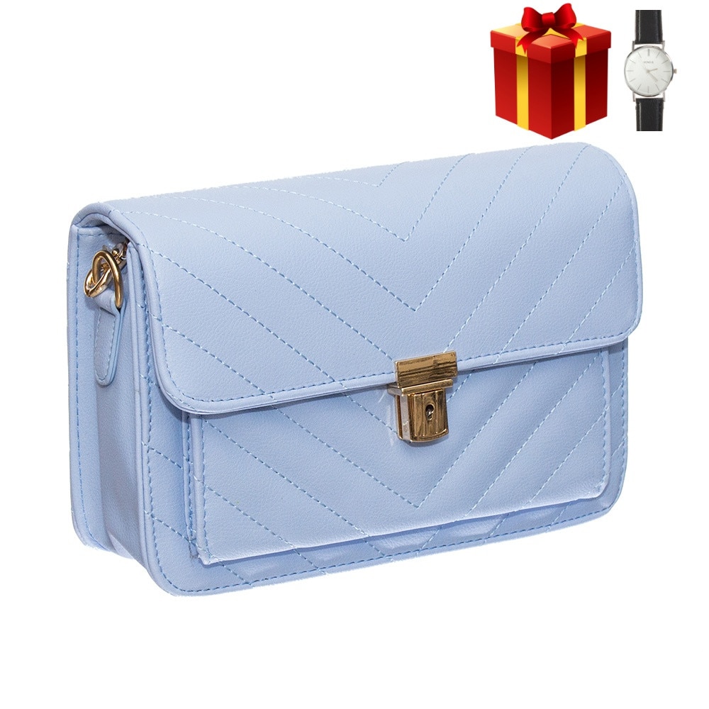 Geanta de dama Venti, Kiara Blue, piele ecologica