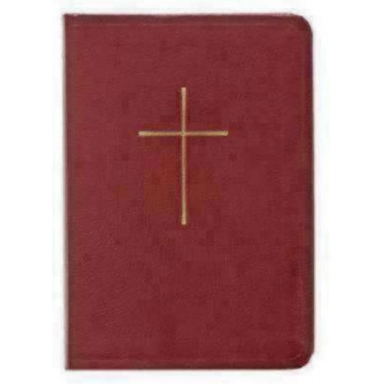 Book of Common Prayer Hymnal Combination Leather Red the,