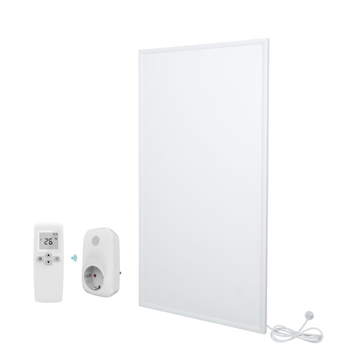 Sugárzó fűtőpanel SUNWELL SW4 450W 2-6 MP termosztáttal és távirányítóval