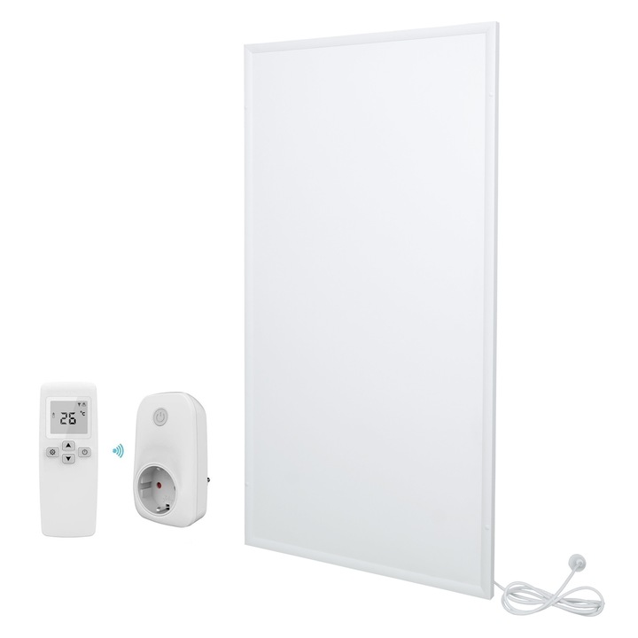 Panou radiant incalzire SUNWELL SW11 1100W 16-20 MP cu termostat si telecomanda