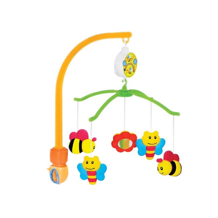 Albinute forgó körhinta, kiságyhoz, zenével, ATU-088725