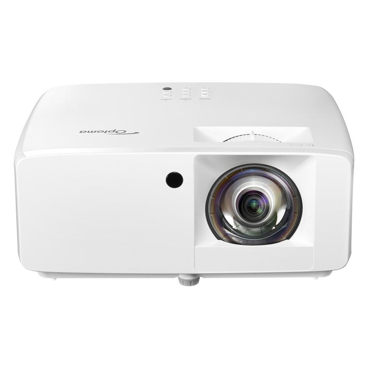 Videoproiector laser Optoma GT200HDR short-throw, compact, FullHD, 3500 lumeni, contrast 300000:1, alb