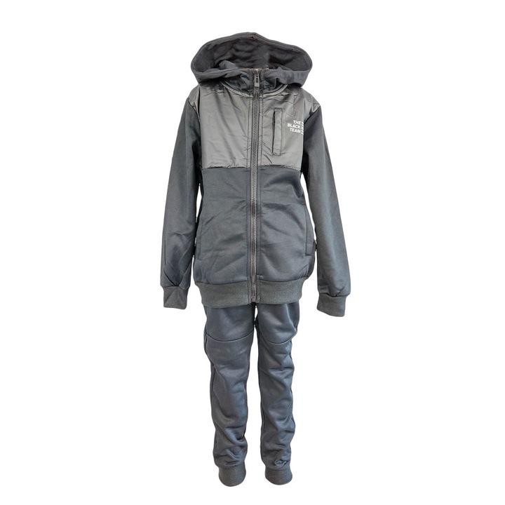 Trening baieti 2 piese, model Crafft, culoare neagra