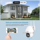 Camera de supraveghere 8MP WIFI Sricam SH039B Plus SriHome, Exterior, UltraHD 4K, Conectare Telefon / PC, Night Vision Color, Alarma, Auto Tracking, Rezistenta la Apa, alb